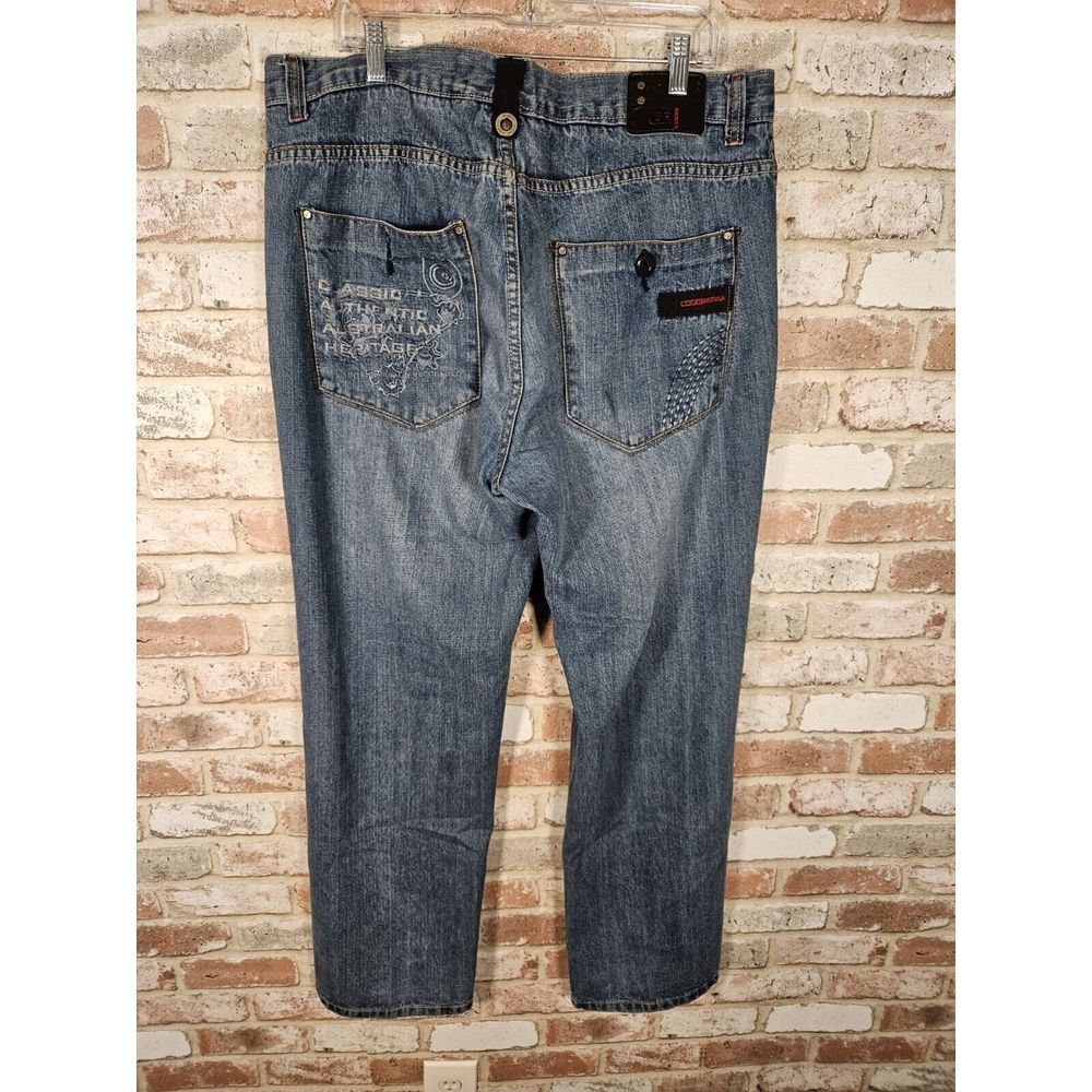 Coogi Australia Men's C69 Embroidered‎  Baggy Jeans 38x32 - Picture 3 of 15